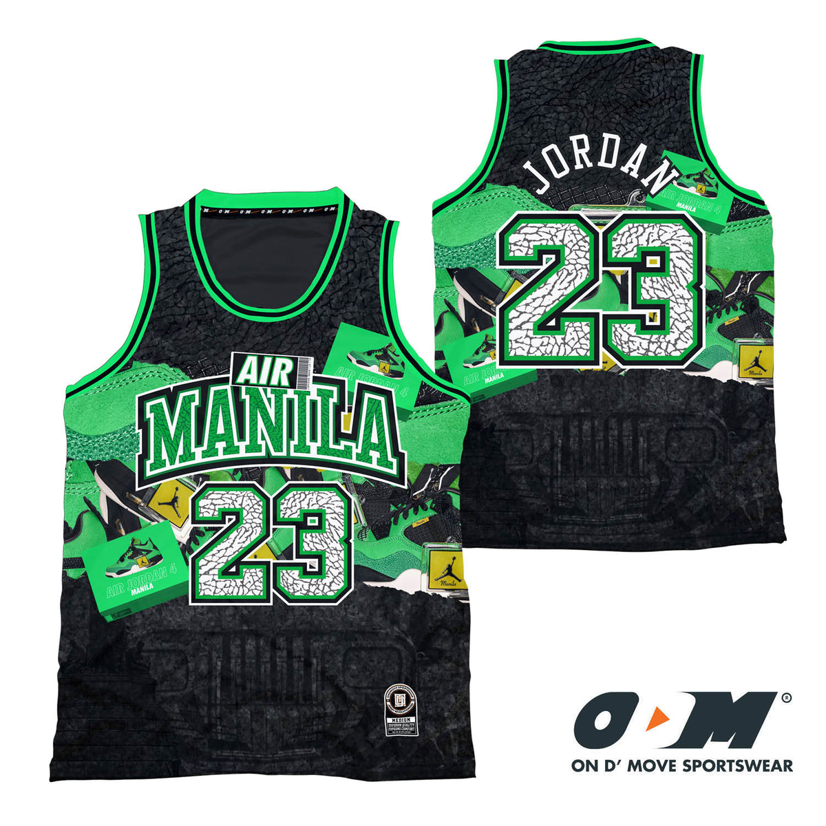 SLAM DUNK x ODM jersey concept white – On D' Move Sportswear