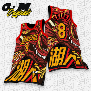 Kobe Lakers Chinese New Year x ODM Concept Jersey