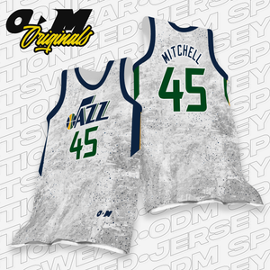 DONOVAN MITCHELL Utah Jazz Grey x ODM Concept Jersey