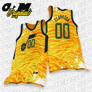 JORDAN CLARKSON Utah Jazz GOLD x ODM Concept Jersey