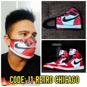 J1 Retro Chicago Facemask