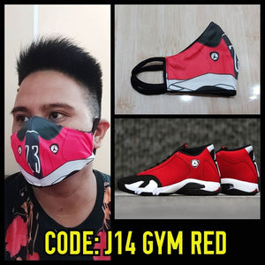J14 Gym Red Facemask