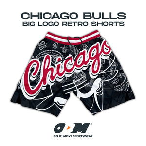 Chicago Bulls Big Logo v3 Retro Shorts