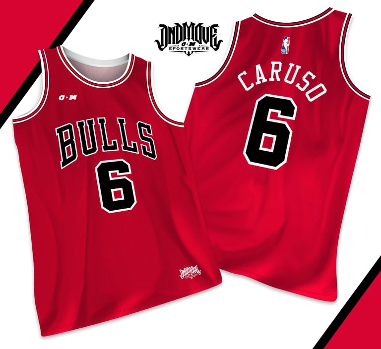 CHICAGO BULLS Red Jersey Caruso