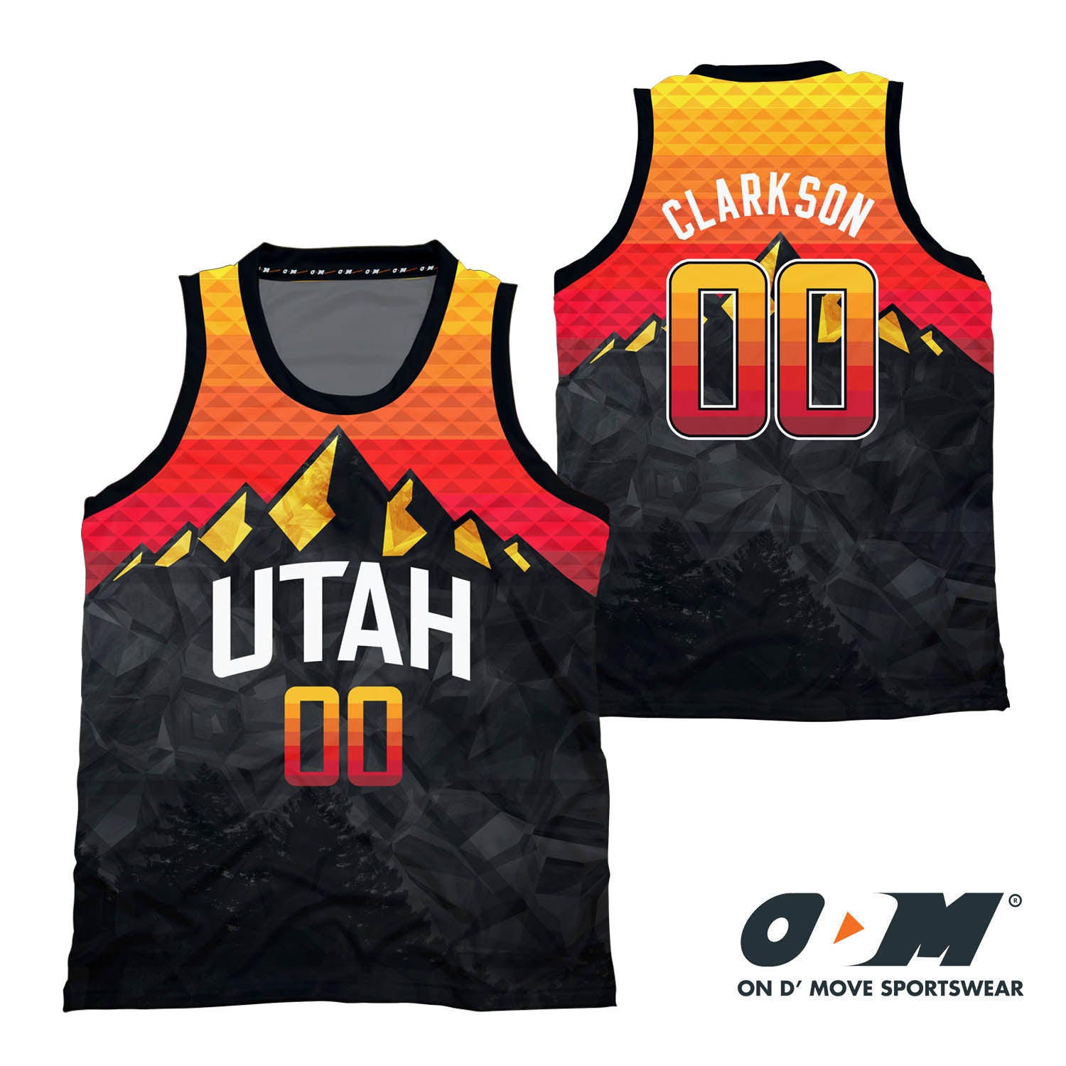 Jordan Clarkson Utah Jazz Black Edition x ODM Jersey