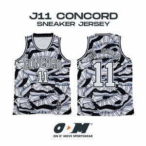 Jordan 11 Concord Sneaker Jersey