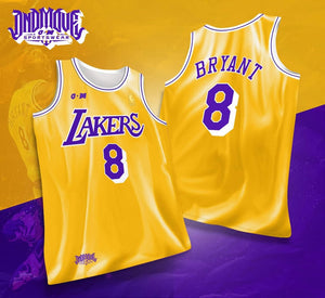 Custom Lakers Kobe Bryant Retro Jersey