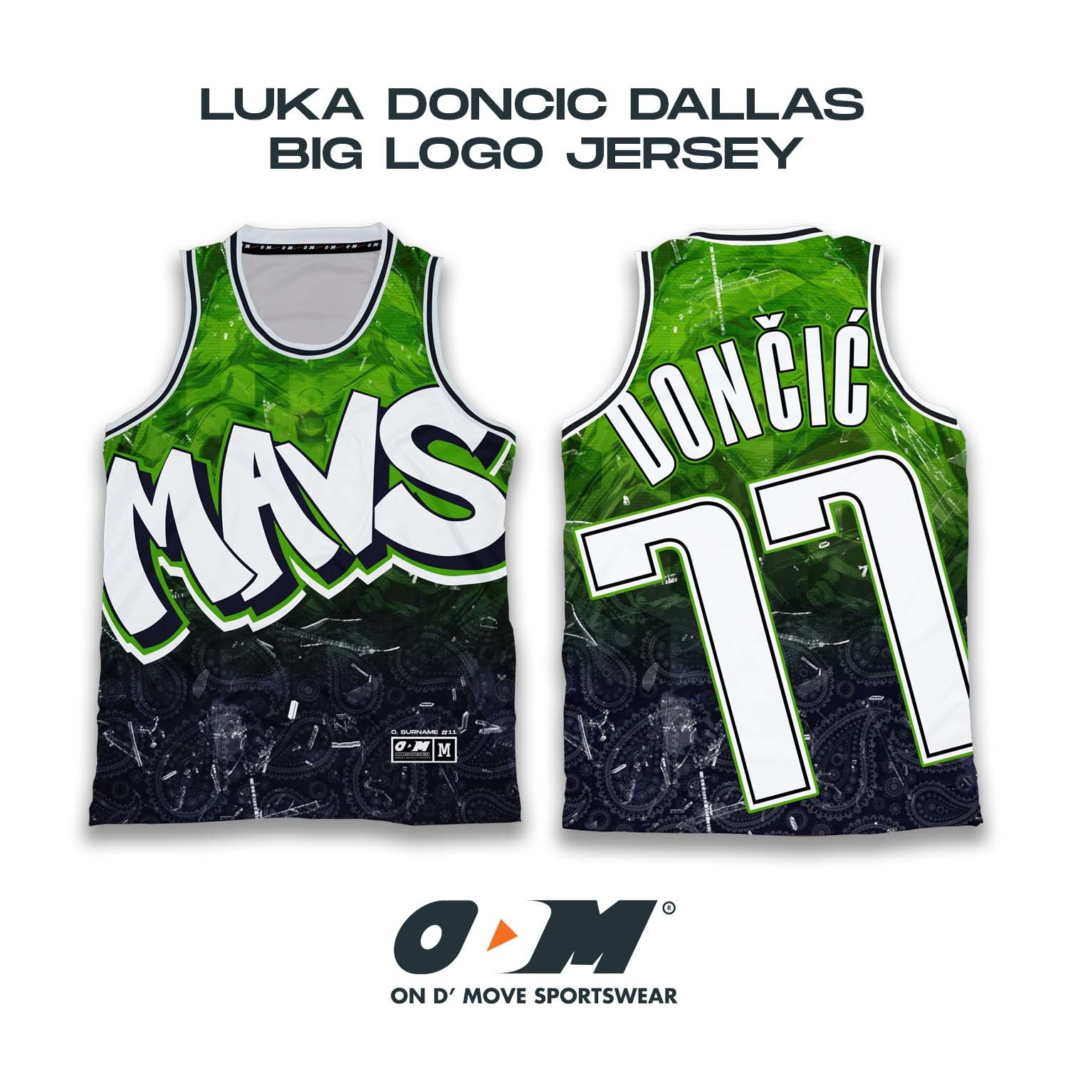 Luka Doncic Dallas Big Logo Jersey