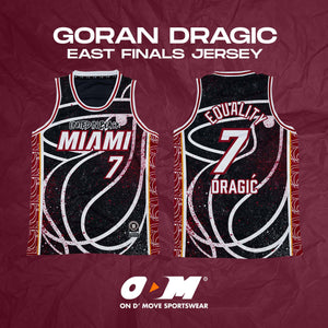 GORAN DRAGIC Miami Heat East Finals Jersey