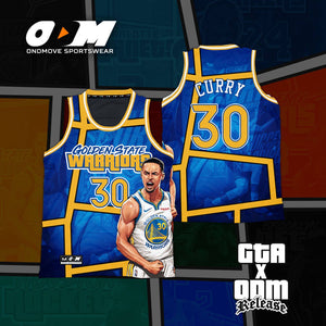 Golden State Warriors ODM x GTA Concept Jersey