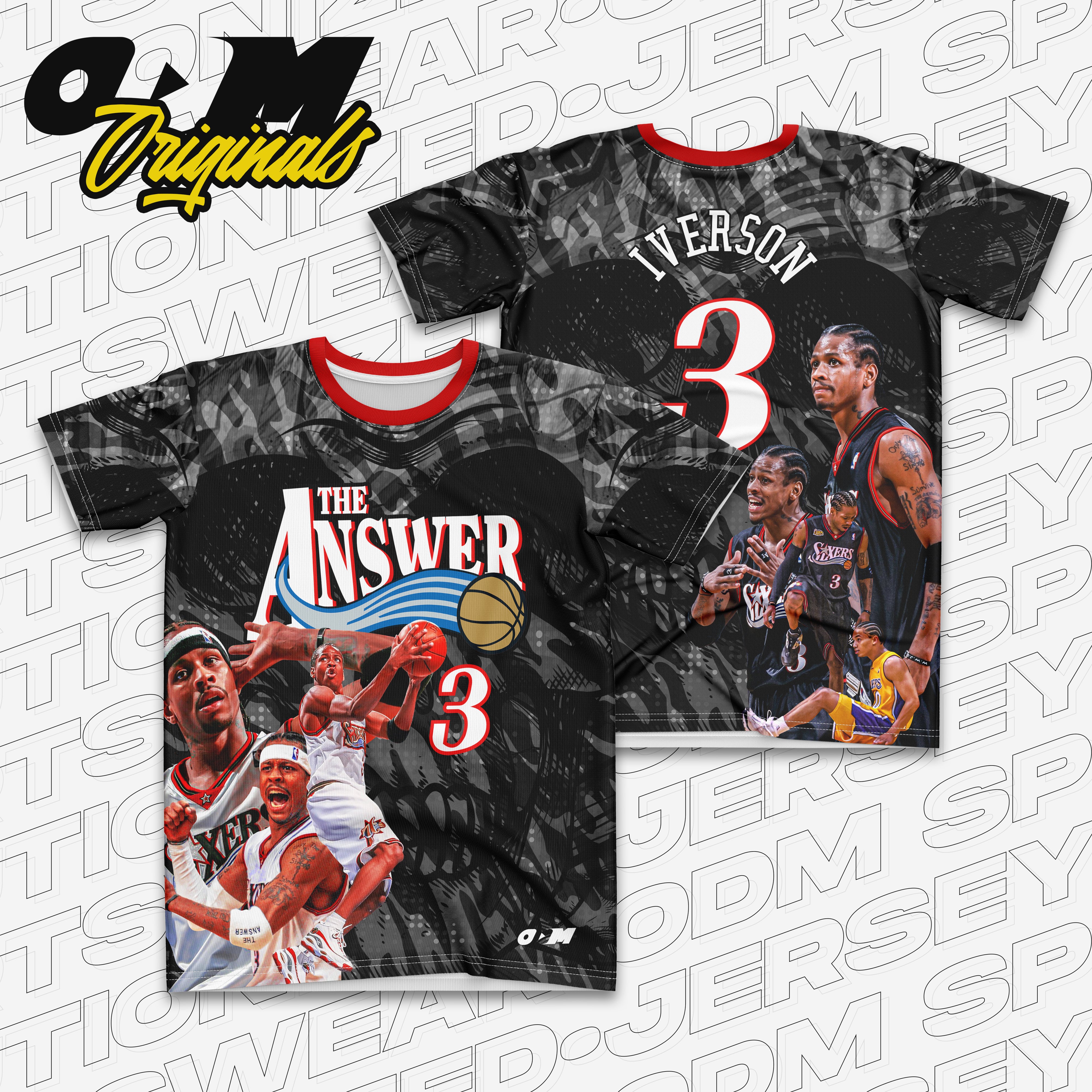 Iverson THE ANSWER x ODM shirt