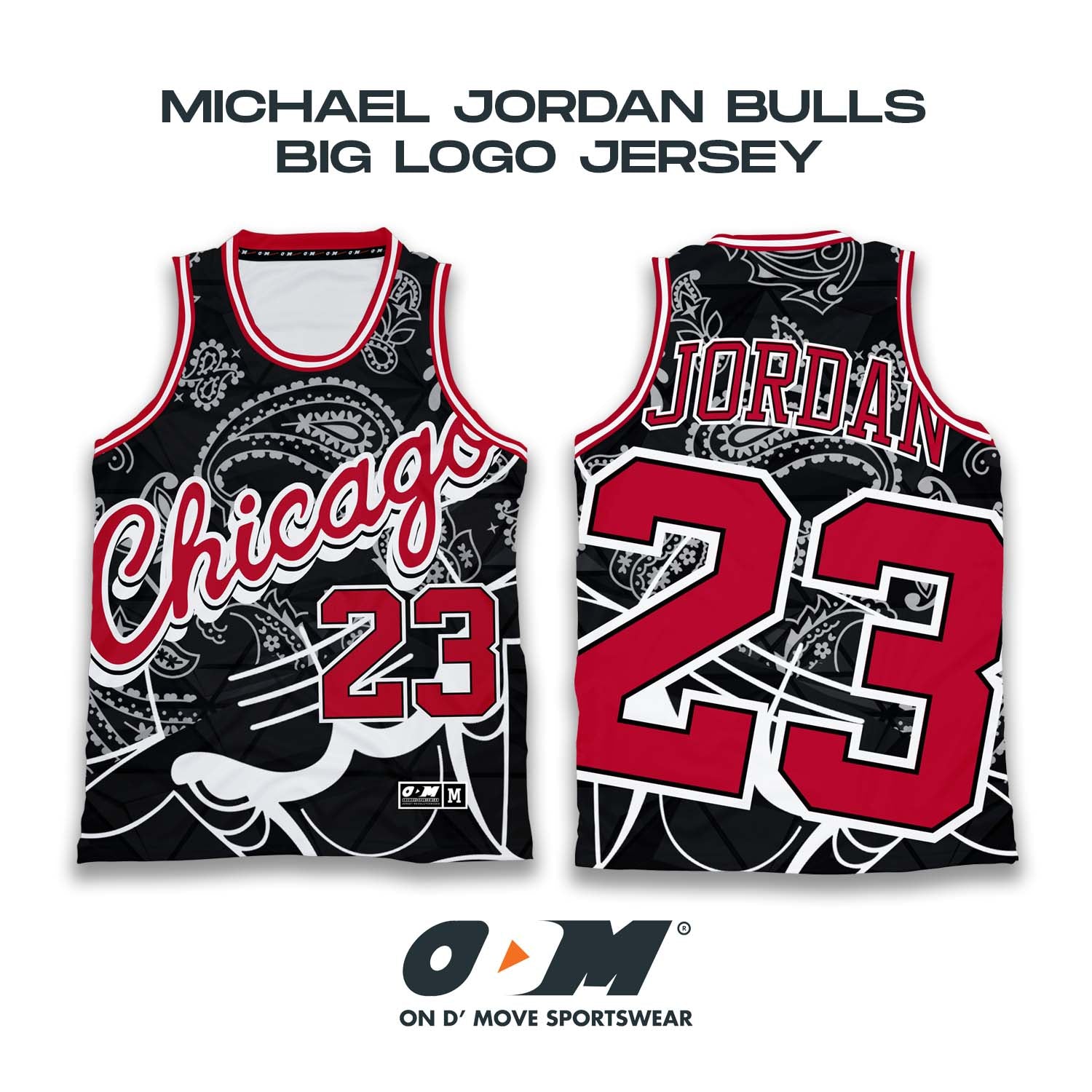 Michael Jordan Bulls Big Logo Jersey