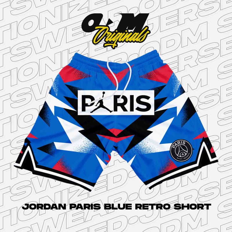 JORDAN PARIS BLUE RETRO SHORT