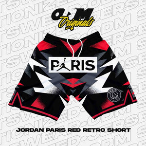 JORDAN PARIS RED RETRO SHORT