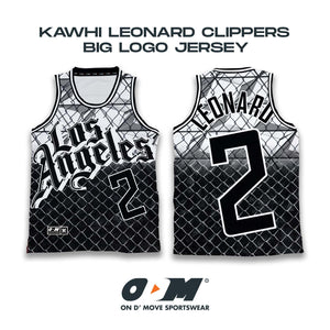 Kawhi Leonard Clippers Big Logo Jersey