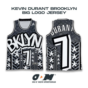 Kevin Durant Nets Big Logo Jersey