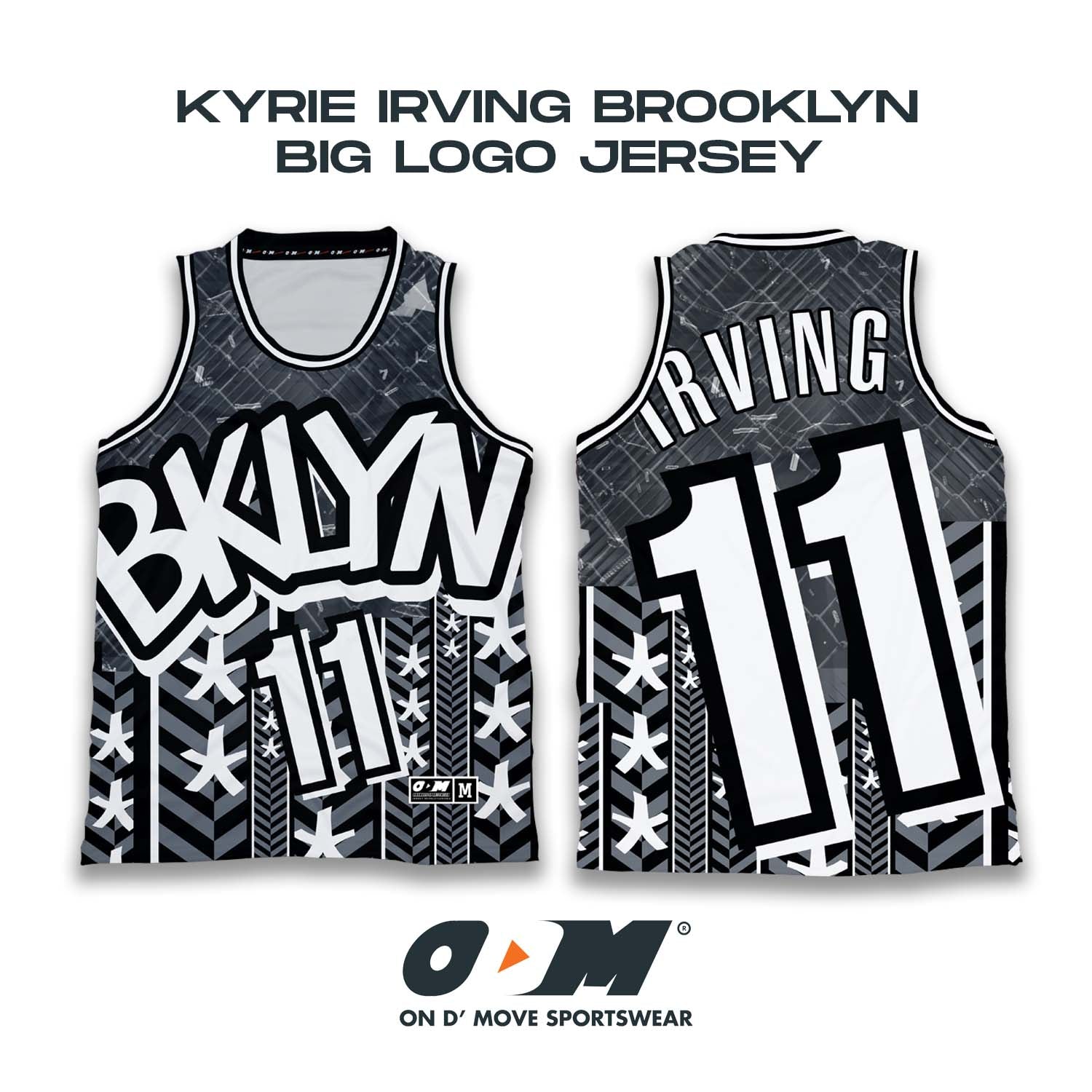 Kyrie Irving Nets Big Logo Jersey