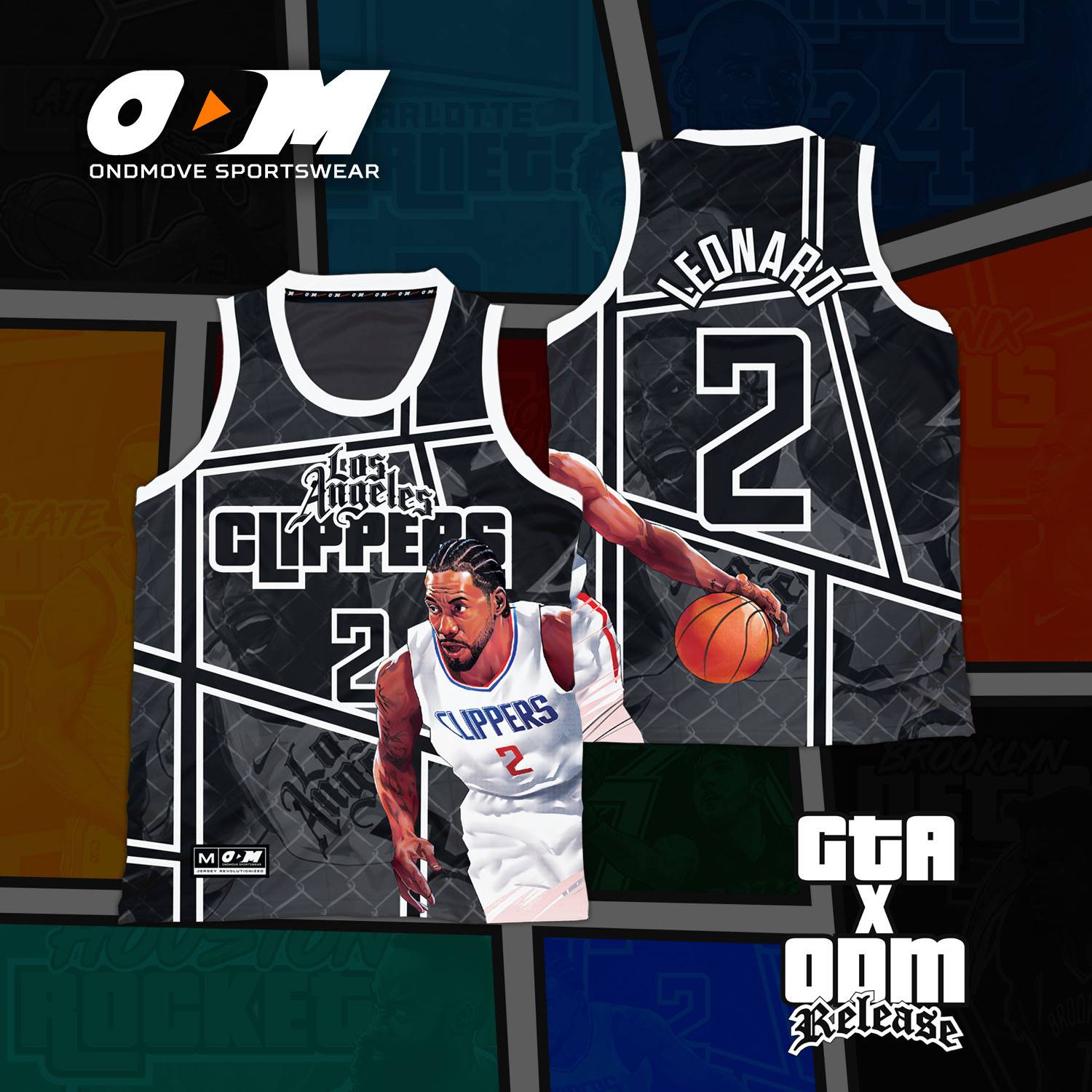 LA Clippers ODM x GTA Concept Jersey