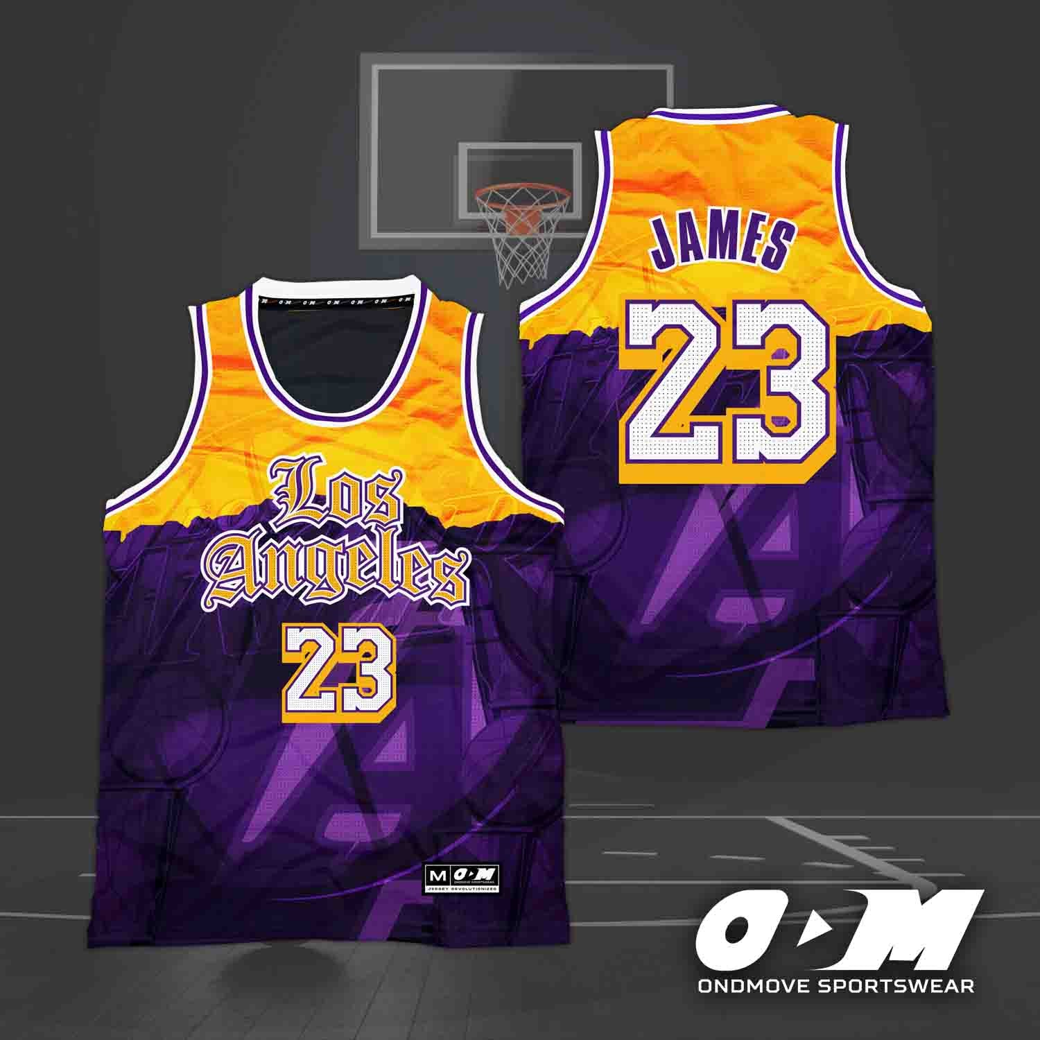 LA Lakers LeBron Retro x ODM Concept Jersey