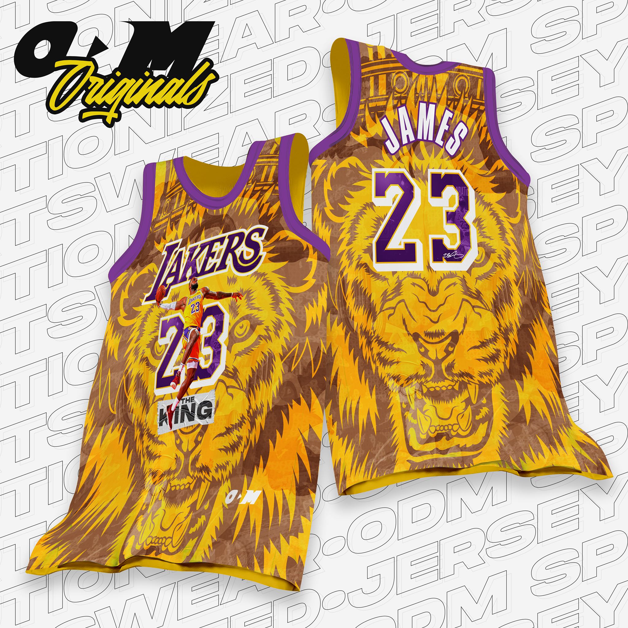 LBJ Lakers Lion x ODM Concept Jersey