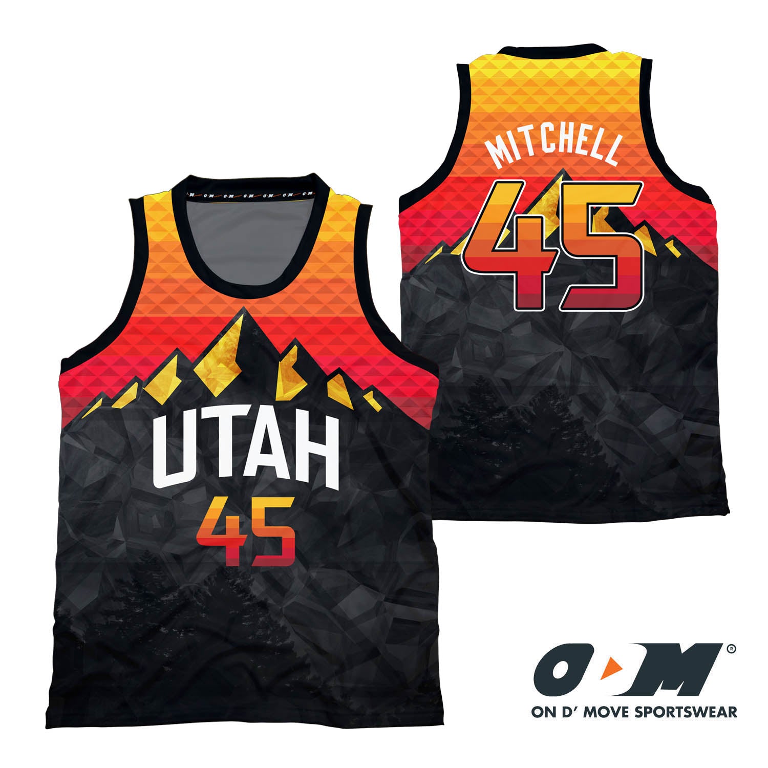 Donovan Mitchell Utah Jazz Black Edition x ODM Jersey