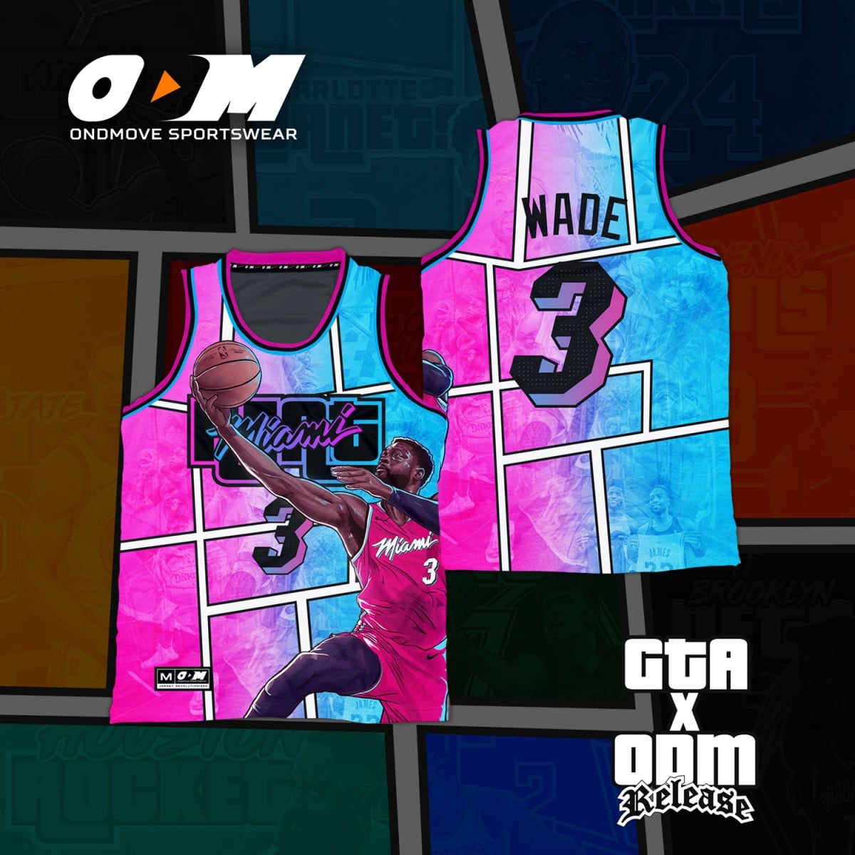 Miami Heat ODM x GTA Concept Jersey