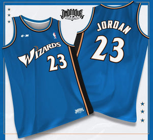 Michael Jordan Wizards Blue Jersey