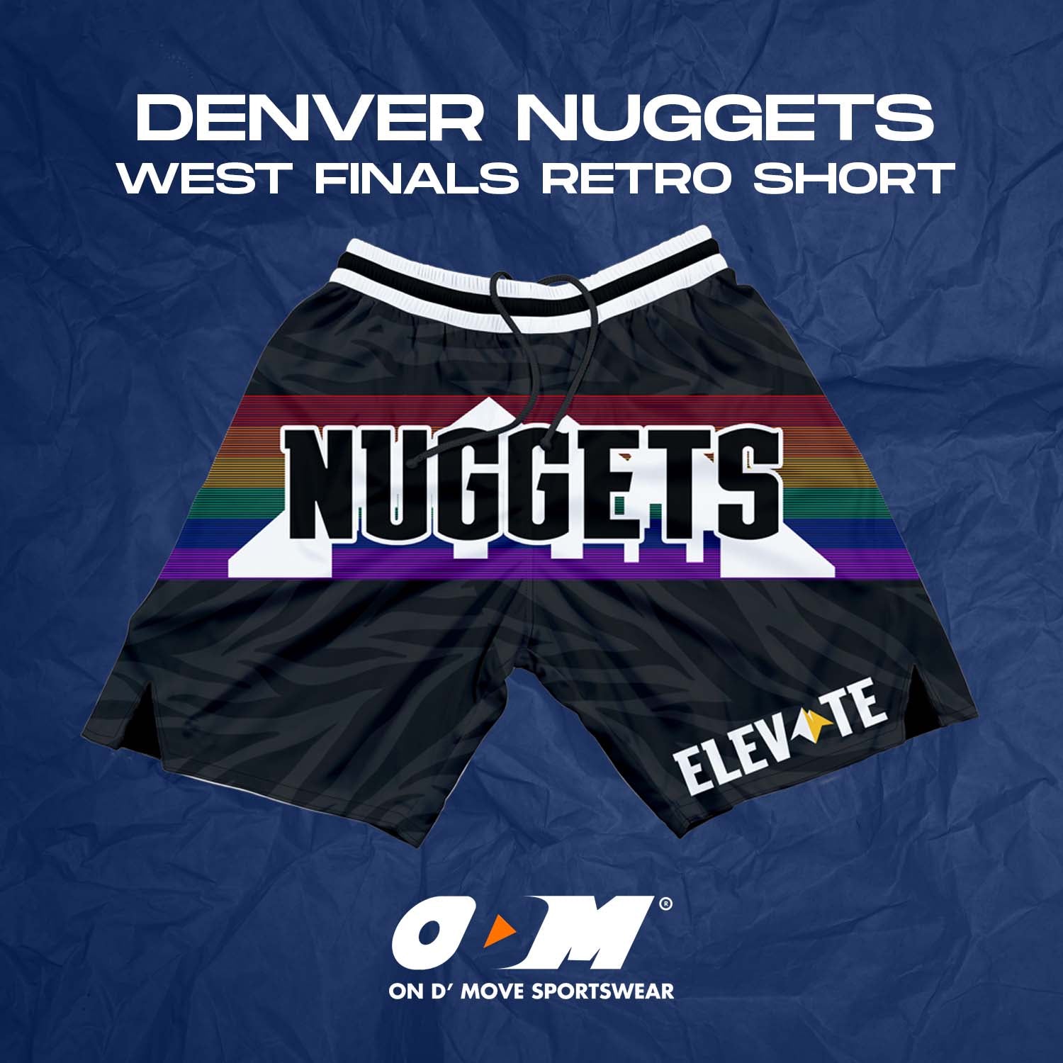 Denver Nuggets West Finals Retro Shorts