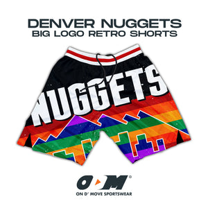 Denver Nuggets Big Logo v3 Retro Shorts