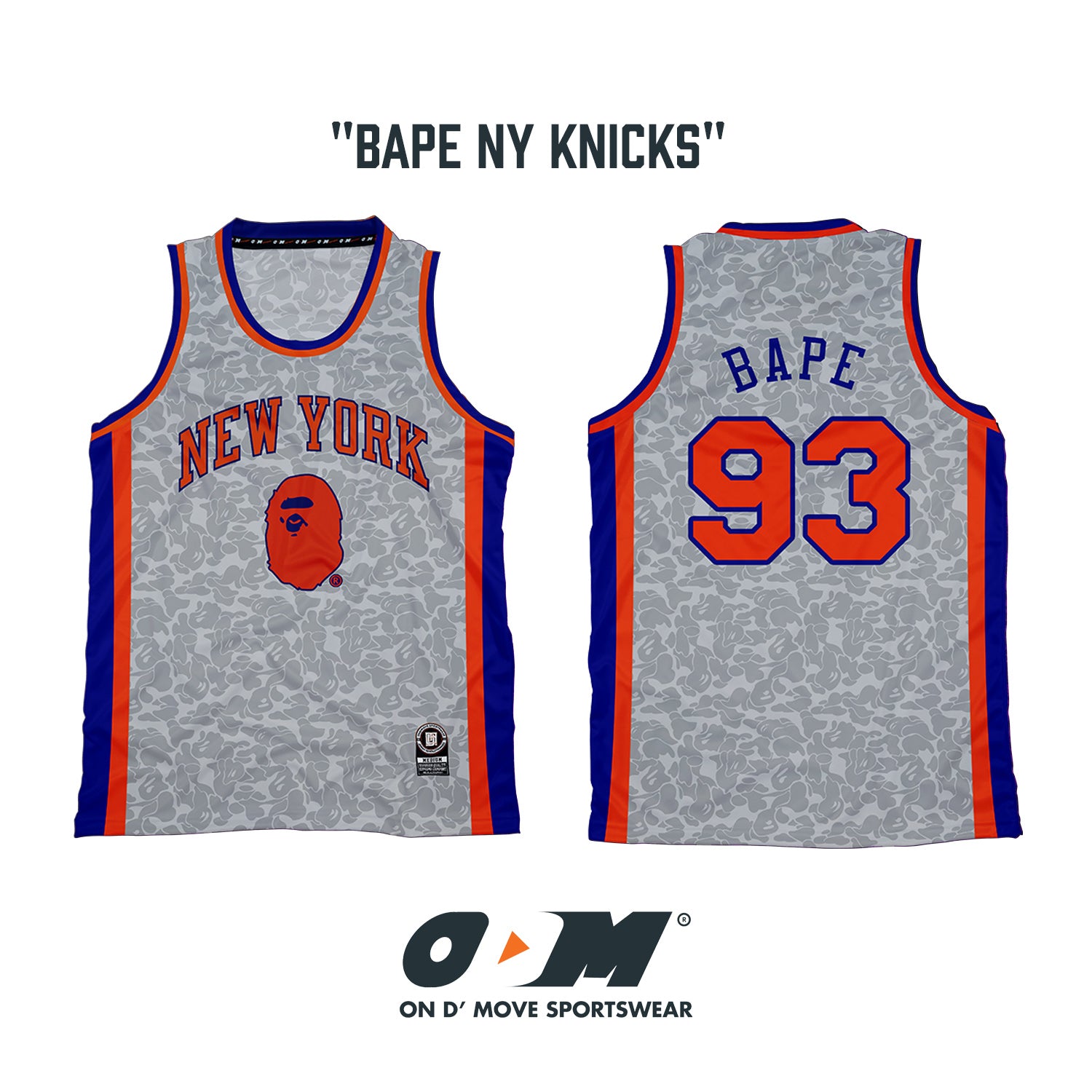 BAPE Knicks Jersey