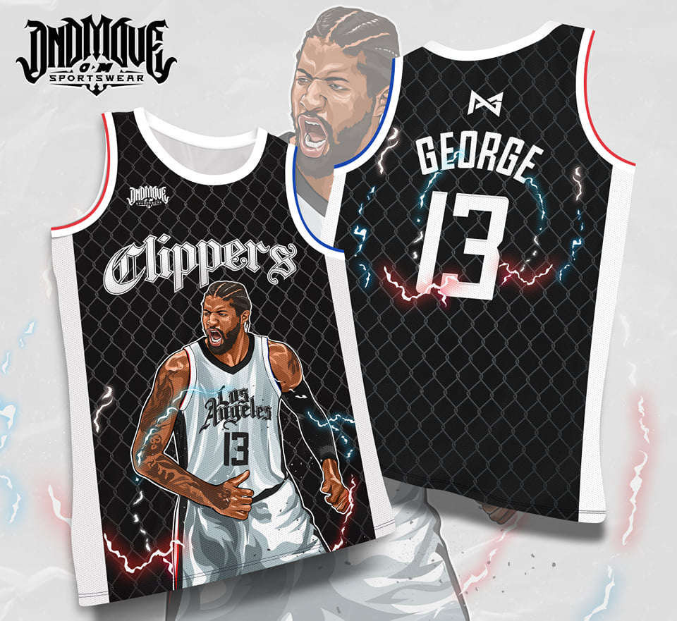 PAUL GEORGE CLIPPERS ANIMATED Jersey