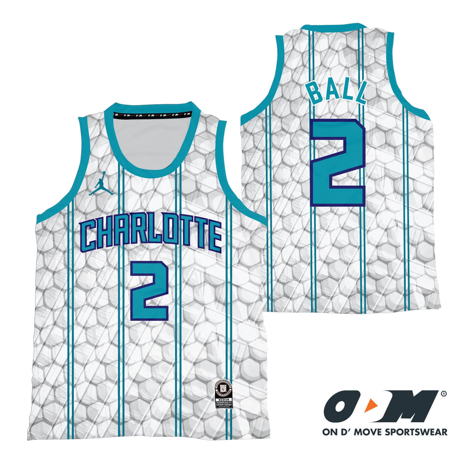 Lamelo Ball Charlotte Hornets 2021 City Light Jersey – On D' Move