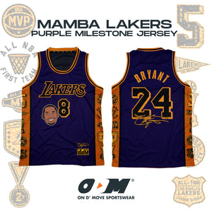 Mamba Lakers Purple Milestone Jersey
