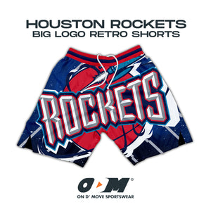 Houston Rockets Big Logo v3 Retro Shorts