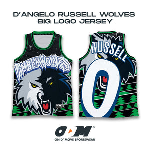 D'Angelo Russell Wolves Big Logo Jersey