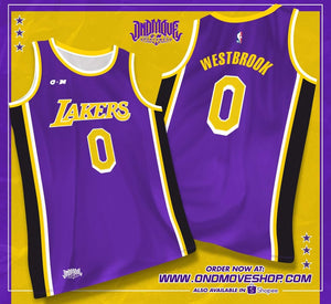 westbrook lakers jersey purple