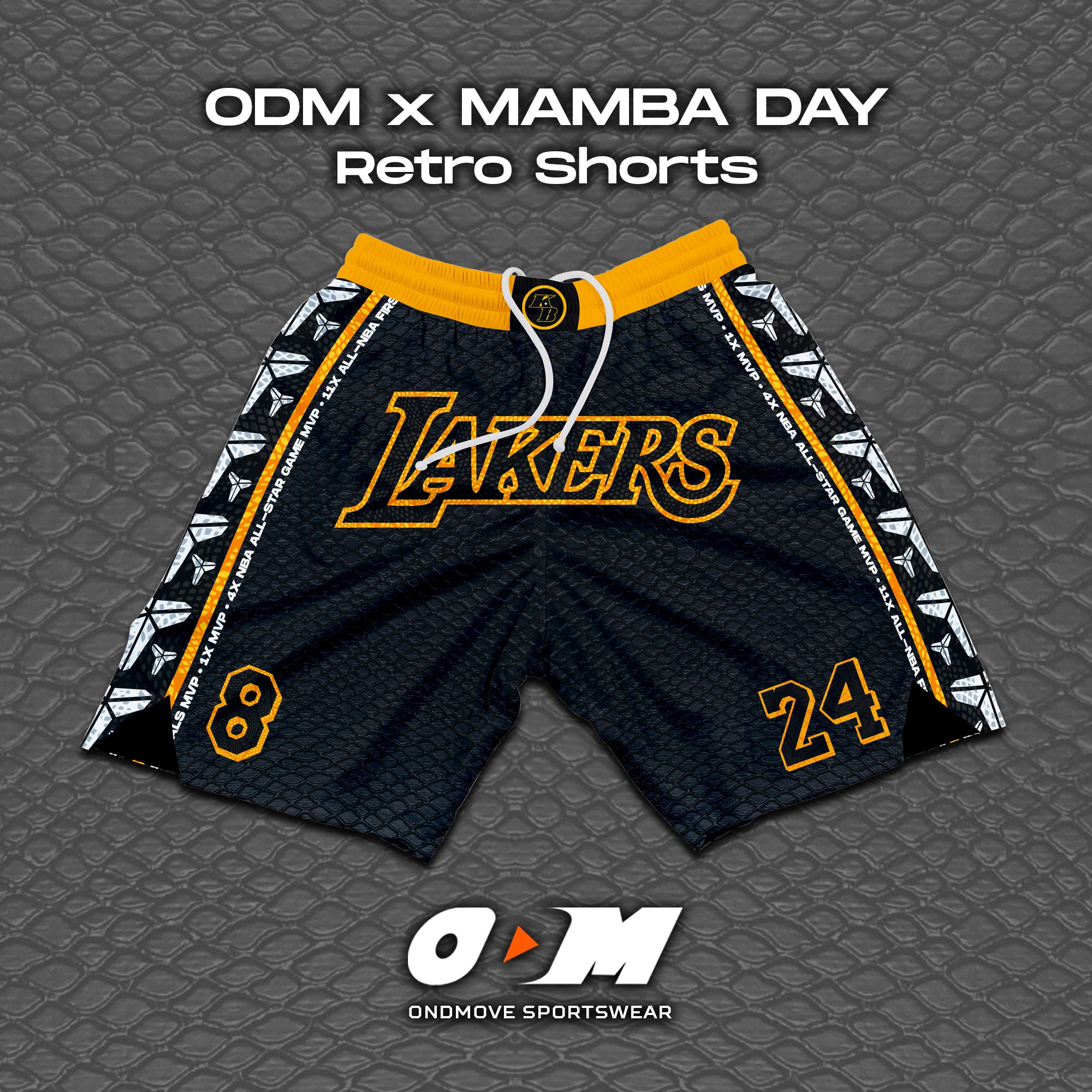 Mamba Day Retro Shorts
