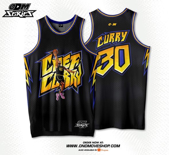 STEPH CHEF CURRY ODM Series jersey black