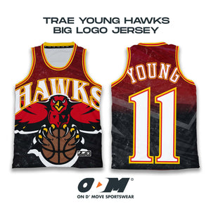 Trae Young Hawks Big Logo Jersey