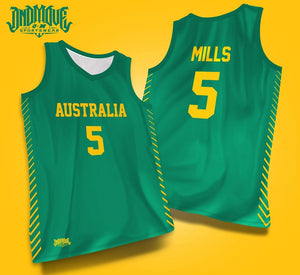 Team AUSTRALIA FIBA Jersey GREEN