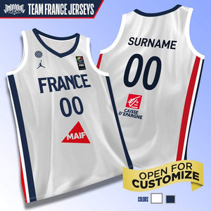 Team FRANCE FIBA Jersey white