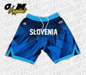 Team SLOVENIA OLYMPIC Dark Retro Shorts