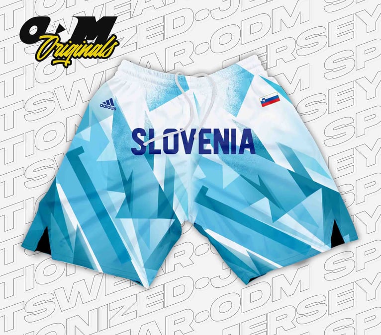 Team SLOVENIA OLYMPIC Light Retro Shorts