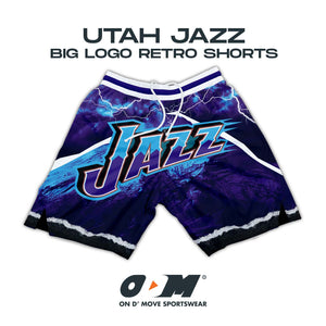 Utah Jazz Ripped Retro Shorts