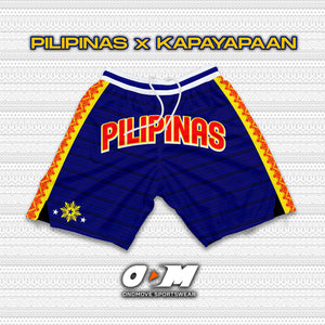 Pilipinas "Kapayapaan" Retro Shorts