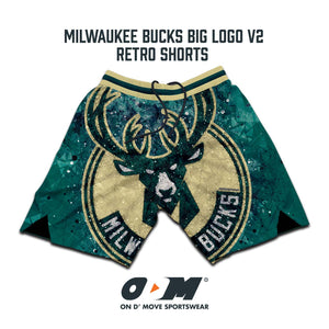 Milwaukee Bucks Big Logo v2 Retro Shorts