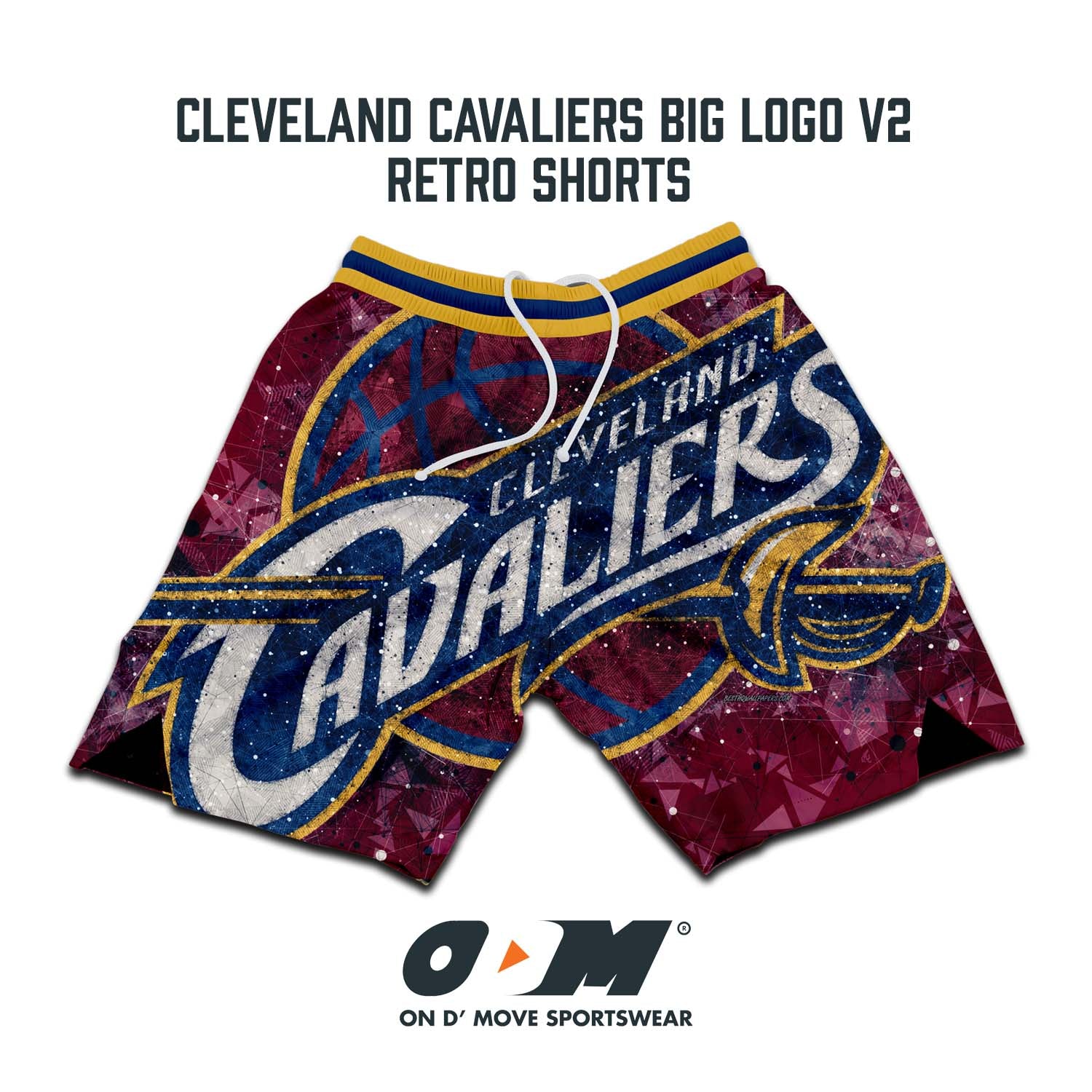 Cleveland Cavaliers Big Logo v2 Retro Shorts