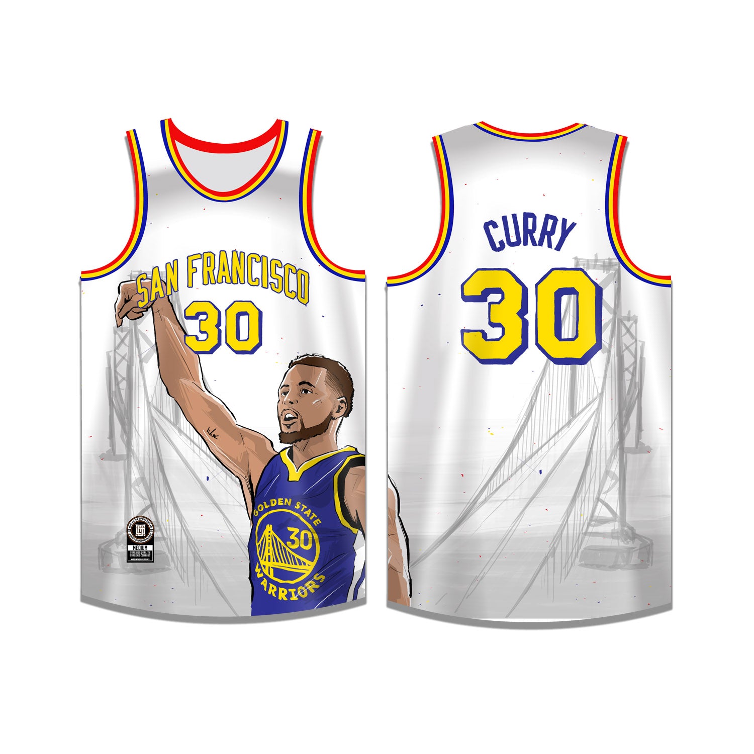Steph Curry GSW Freehand Jersey