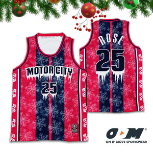 Detroit Pistons ODM Concept Christmas Jersey