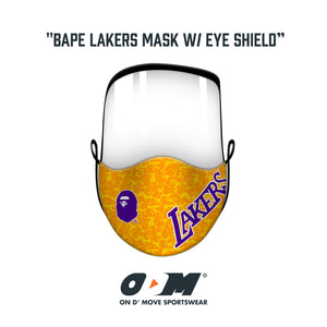 BAPExLAKERS Mask w/ Eyeshield